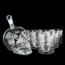 Load image into Gallery viewer, Skull Shot Glass Cup Set