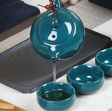 Load image into Gallery viewer, Traditional Chinese Tea Set- 5 pcs Ceramic Chinese Tea Set with cups with gift box
