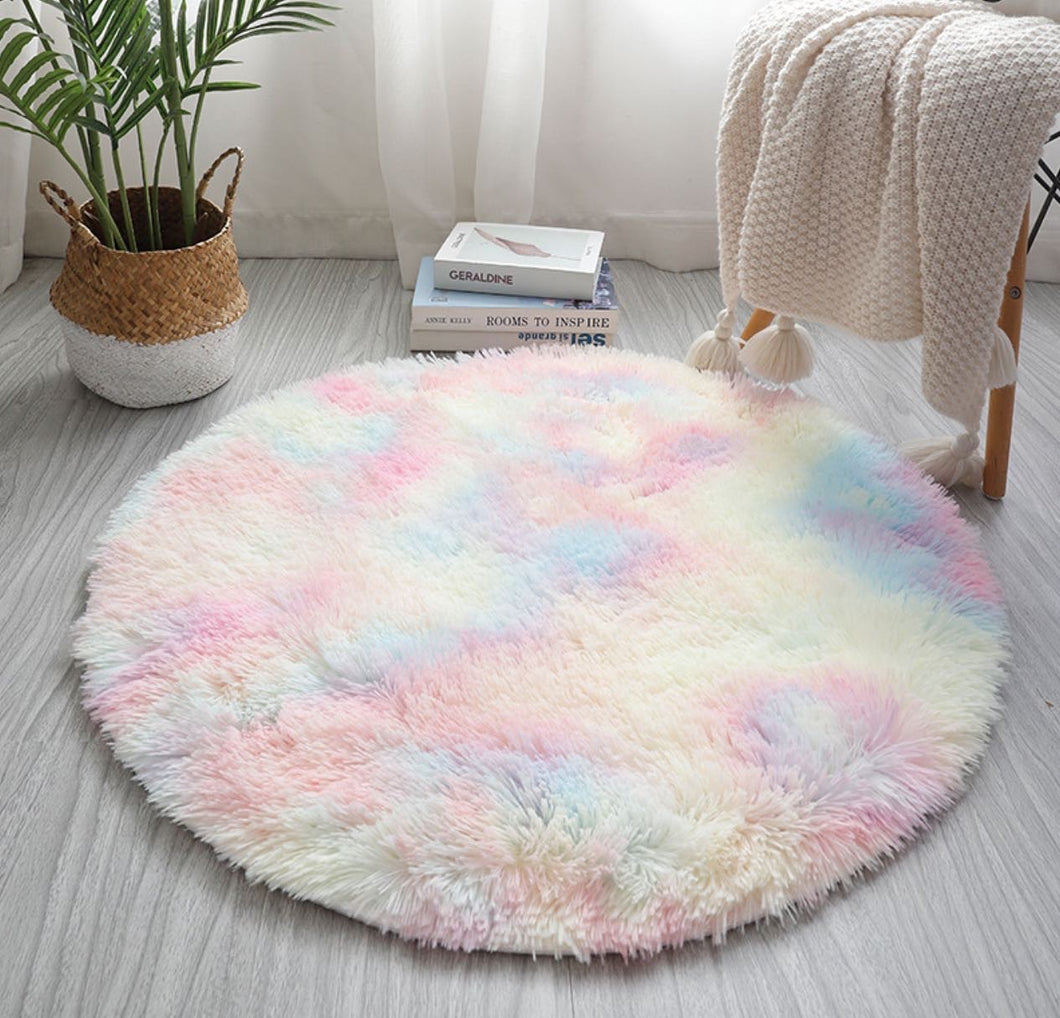 Circle sharp thickness blankets/ Colorful Rugs for home decor