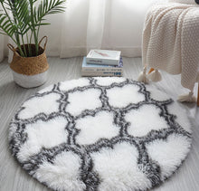 Load image into Gallery viewer, Circle sharp thickness blankets/ Colorful Rugs for home decor
