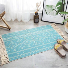 Load image into Gallery viewer, Morocco Cotton Hand Woven Printed Area Rugs