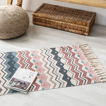 Load image into Gallery viewer, Morocco Cotton Hand Woven Printed Area Rugs