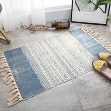 Load image into Gallery viewer, Morocco Cotton Hand Woven Printed Area Rugs