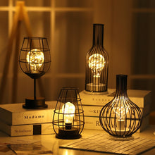 Load image into Gallery viewer, Wine Glass Bottle LED Table Lamp