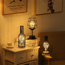 Load image into Gallery viewer, Wine Glass Bottle LED Table Lamp