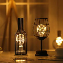 Load image into Gallery viewer, Wine Glass Bottle LED Table Lamp