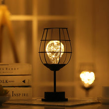 Load image into Gallery viewer, Wine Glass Bottle LED Table Lamp