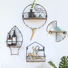 Load image into Gallery viewer, Wall Mount Gold Wall Display Decorations