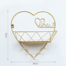 Load image into Gallery viewer, Wall Mount Gold Wall Display Decorations