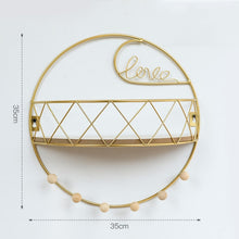 Load image into Gallery viewer, Wall Mount Gold Wall Display Decorations