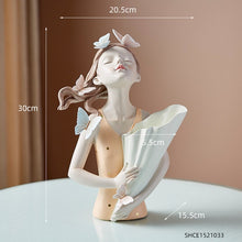 Load image into Gallery viewer, Nordic Butterfly Girl Model Vase