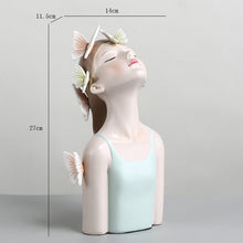 Load image into Gallery viewer, Nordic Butterfly Girl Model Vase