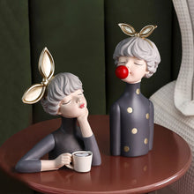 Load image into Gallery viewer, Nordic Morden Girl Art Statue