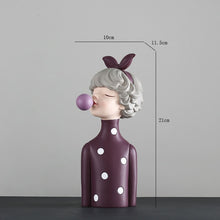 Load image into Gallery viewer, Nordic Morden Girl Art Statue