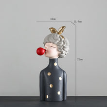 Load image into Gallery viewer, Nordic Morden Girl Art Statue