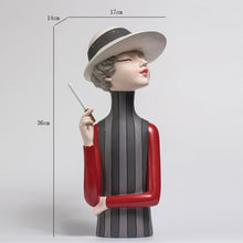 Load image into Gallery viewer, Nordic Morden Girl Art Statue