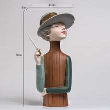 Load image into Gallery viewer, Nordic Morden Girl Art Statue