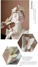 Load image into Gallery viewer, Nordic Butterfly Girl Model Vase