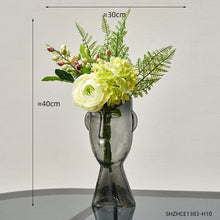 Load image into Gallery viewer, Nordic Glass Human Head Vase