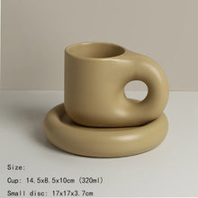 Load image into Gallery viewer, Nordic Ceramic Fat Handle Mug Set