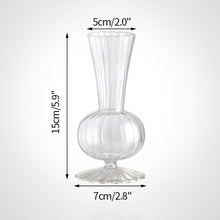 Load image into Gallery viewer, Nordic Glass Flower Vase Bubble Bottle Shaped
