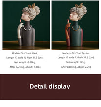 Load image into Gallery viewer, Nordic Morden Girl Art Statue