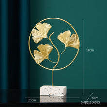 Load image into Gallery viewer, Nordic Decoration Home Golden Ornaments Leaf Iron
