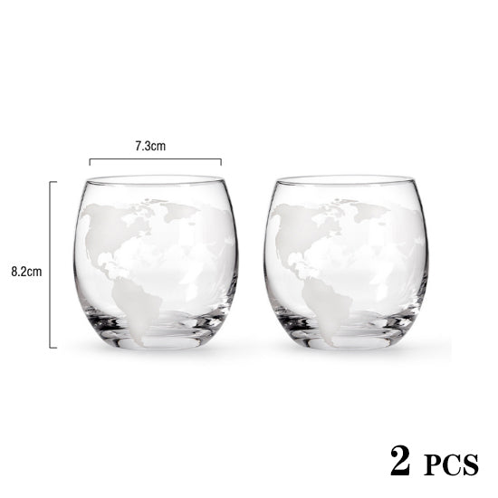 Whiskey Decanter Crystal Glass Set