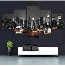 Load image into Gallery viewer, 5 Pieces New York City Construction Scenery Pictures
