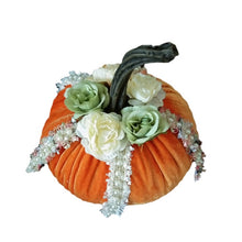 Load image into Gallery viewer, Artificial Pumpkin Velvet Plush Decoration
