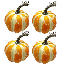 Load image into Gallery viewer, Artificial Pumpkin Velvet Plush Decoration
