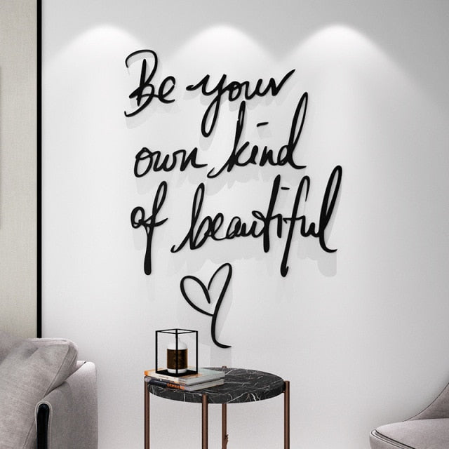 Wall Sticker Quotes Lettering Words