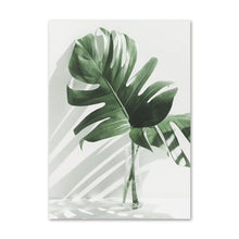 Load image into Gallery viewer, White Tulip Green Orchid Aloe Wall Art
