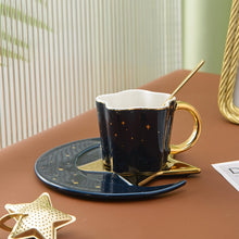 Load image into Gallery viewer, Creative Ceramic Star Moon Coffee Cup
