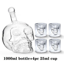 Load image into Gallery viewer, Skull Shot Glass Cup Set