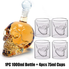 Load image into Gallery viewer, Skull Shot Glass Cup Set