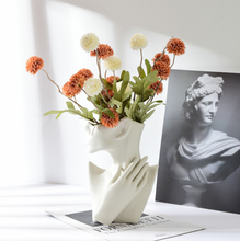 Load image into Gallery viewer, Nordic Elegant Women Head Face Flower Vase
