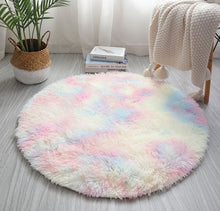 Load image into Gallery viewer, Circle sharp thickness blankets/ Colorful Rugs for home decor

