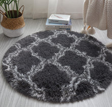 Load image into Gallery viewer, Circle sharp thickness blankets/ Colorful Rugs for home decor
