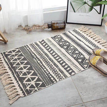 Load image into Gallery viewer, Morocco Cotton Hand Woven Printed Area Rugs
