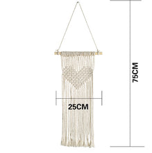 Load image into Gallery viewer, Handmade Knitted Tapestry- Star Moon Bohemia Wall Hanging
