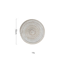 Load image into Gallery viewer, 6pcs/set Round Linen Non Slip Table Mats
