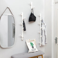 Load image into Gallery viewer, Wooden Hanging Coat Wall Rack
