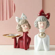 Load image into Gallery viewer, Morden Gorgeous Girl Resin Art Statue
