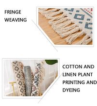 Load image into Gallery viewer, Morocco Cotton Hand Woven Printed Area Rugs
