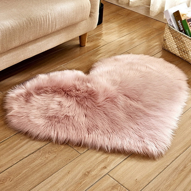 Carpet Bedroom Floor Mat of Love Heart Rugs