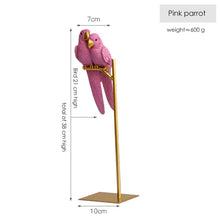 Load image into Gallery viewer, Nordic Creative Resin Parrot Bird Decoration Figurines
