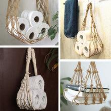 Load image into Gallery viewer, Paper Towel Hanger Boho Wall Hanging Decorations
