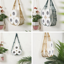 Load image into Gallery viewer, Paper Towel Hanger Boho Wall Hanging Decorations
