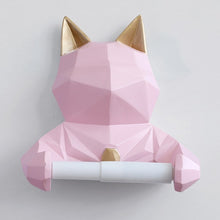 Load image into Gallery viewer, Animal tissue box Statue Figurine Hanging toilet paper holder
